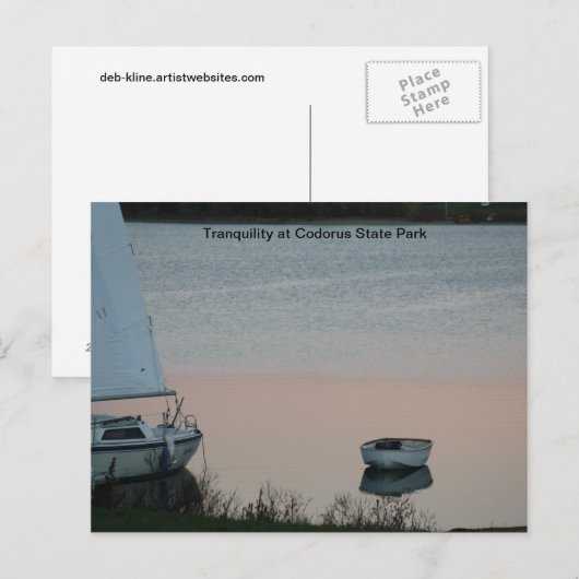 Tranquiliteit in Codorus State Park Briefkaart (Voorkant / Achterkant)