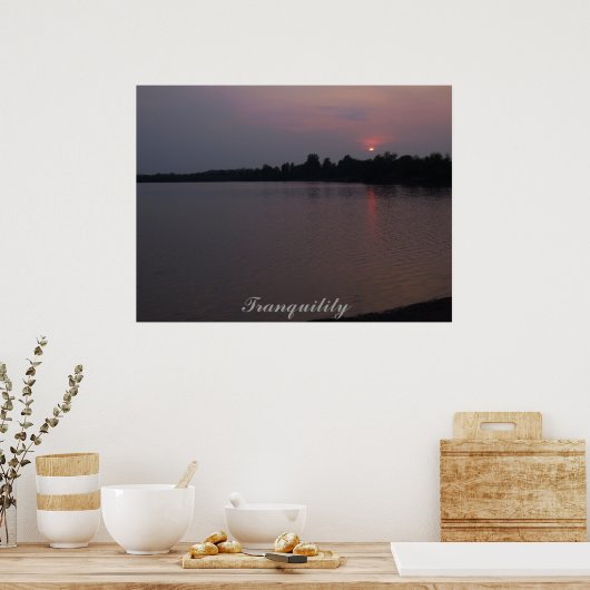 Tranquiliteit Poster (Keuken)