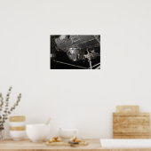 Tranquiliteit van het internationale ruimtestation poster (Keuken)