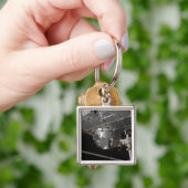 Tranquiliteit van het internationale ruimtestation sleutelhanger (Hand)