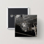 Tranquiliteit van het internationale ruimtestation vierkante button 5,1 cm (Voorkant /achterkant)