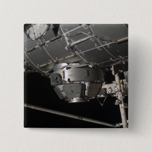 Tranquiliteit van het internationale ruimtestation vierkante button 5,1 cm (Voorkant)