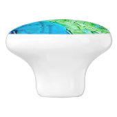 Tranquiliteitsmozaïek Keramische Knop (Zijkant)