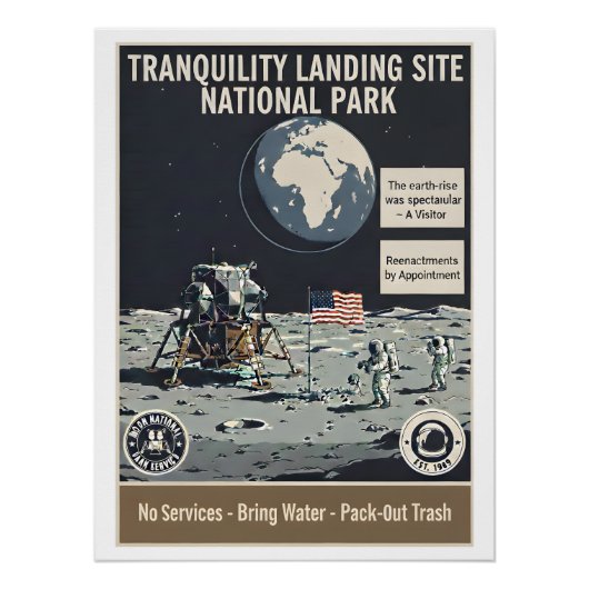 Tranquility Base Park - Poster Perfect Poster (Voorkant)
