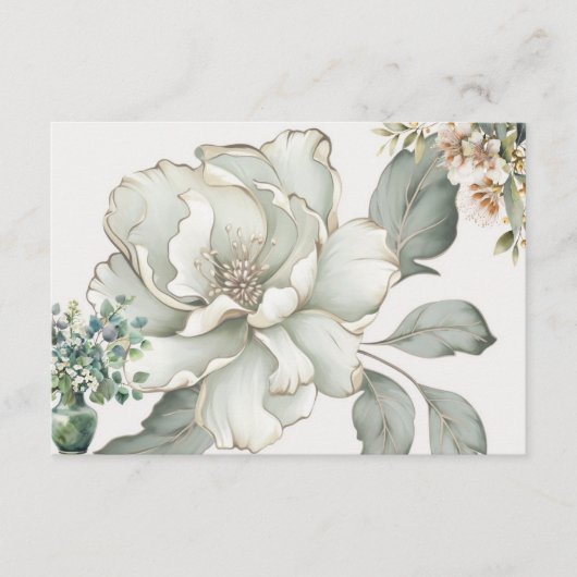 Tranquility Blank Recept Kaart (Voorkant)