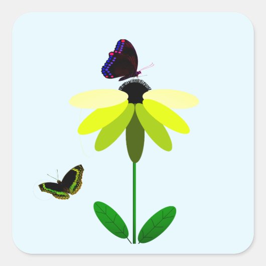 Tranquility Envieope-afdichtingen Vierkante Sticker (Voorkant)