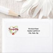 Tranquility Floral Return Address Labels (Insitu)