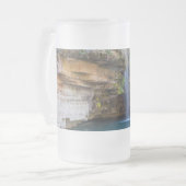 Tranquille À Glory Hole Frosted Mug (Devant gauche)