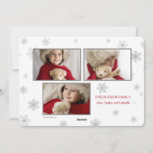 Tranquille Carte photo de vacances de neige (Dos)