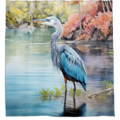 Tranquille Majesté : Rideau de douche Haven Héron  (Devant)