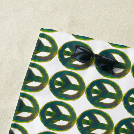 Tranquillité dans la serviette de plage Greens Bea (En situation)