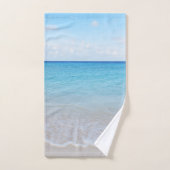 Tranquillité dans l'océan des Caraïbes 13 (Serviette à main)