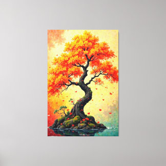 Tranquilreflectie Canvas Afdruk