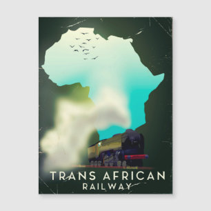 Trans-Afrikaanse spoorweg Reisposter