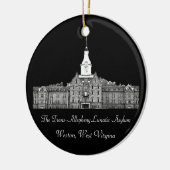 Trans-Allegheny Lunatic Asylum Keramisch Ornament (Links)