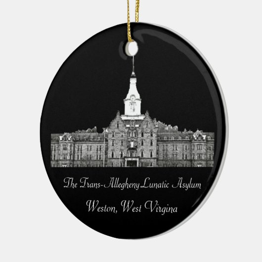 Trans-Allegheny Lunatic Asylum Keramisch Ornament (Links)
