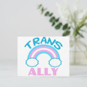 Trans Ally Briefkaart (Staand voorkant)