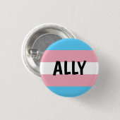 Trans Ally Ronde Button 3,2 Cm (Voorkant /achterkant)