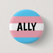 Trans Ally Ronde Button 3,2 Cm (Voorkant)