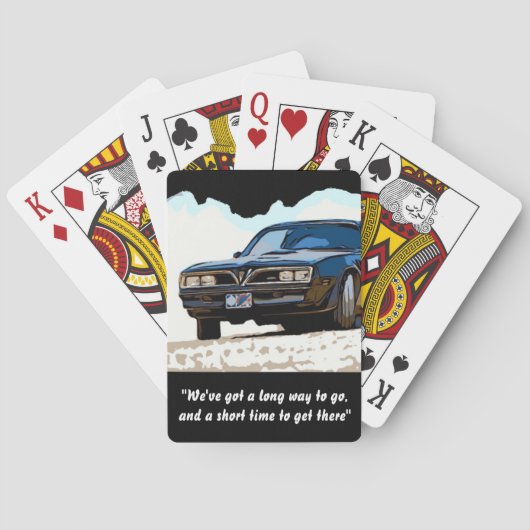 TRANS AM 1977 SPEELKAARTEN (Achterkant)