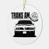 Trans Am gegarandeerde trillingen Keramisch Ornament (Links)