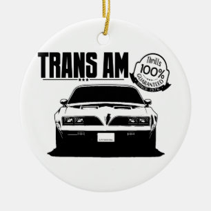 Trans Am Gewaarborgde Trillingen Keramisch Ornament