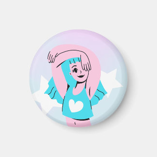 trans art on magnet magneet