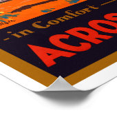  Trans-Australisch treinverkeer Poster (Hoek)