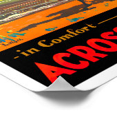 Trans-Australisch treinverkeer Poster (Hoek)