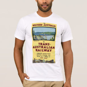 Trans-Australische spoorweg T-shirt