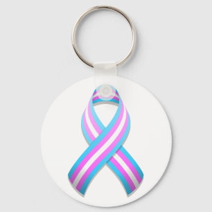 Trans Awareness Ribbon Sleutelhanger