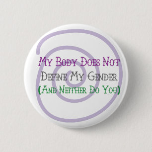 Trans Badge Ronde Button 5,7 Cm
