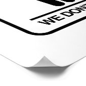 Trans-badkamerteken Poster (Hoek)