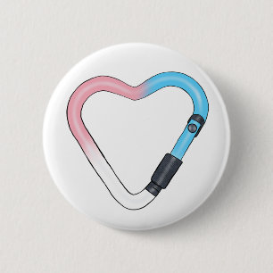 Trans Carabiner Ronde Button 5,7 Cm