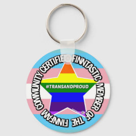 (Trans) Certified FinnFam Member Keyring Sleutelhanger