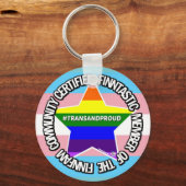 (Trans) Certified FinnFam Member Keyring Sleutelhanger (Voorkant)