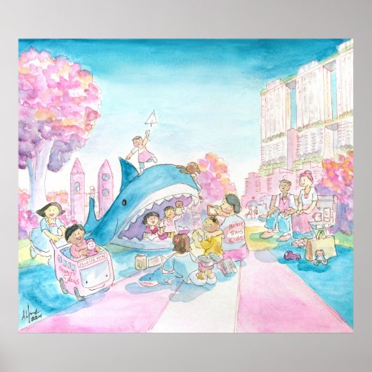 Trans City Park Poster (Voorkant)