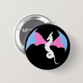 Trans Dragon Button (Voorkant /achterkant)