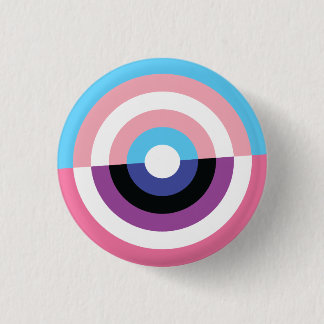 Trans- en Gendervloeistofpride-Button Ronde Button 3,2 Cm