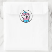 TRANS FIST RONDE STICKER (Tas)