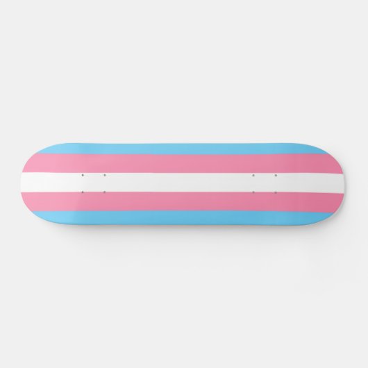 Trans flag on skateboard (Horz)