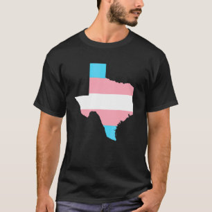Trans Flag Texas LGBT Pride Ondersteuning T-shirt