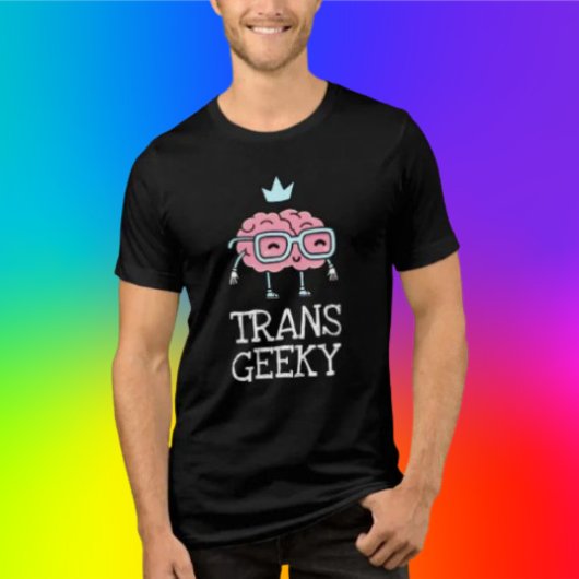 Trans Geeky Tri-Blend Shirt