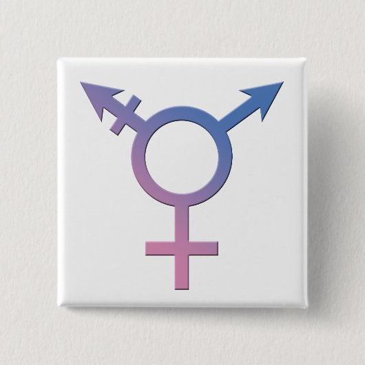 Trans / Genderqueer Pride Button (Voorkant)