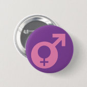 Trans Girl Button (Voorkant /achterkant)