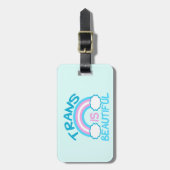 Trans is Mooi Bagagelabel (Voorkant verticaal)