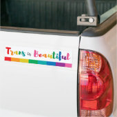 Trans is mooi bumpersticker (Op Truck)