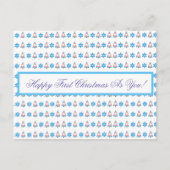 Trans Kerstmis van de Trots Feestdagenkaart (Voorkant)