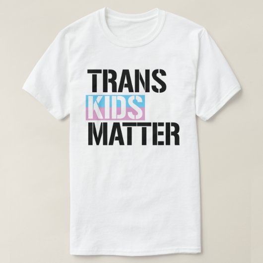 Trans-Kinder materie T-shirt (Design voorkant)