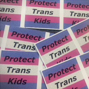Trans-Kinder sticker beschermen